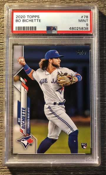 2020 Topps Series 1 Bo Bichette #78 PSA 9