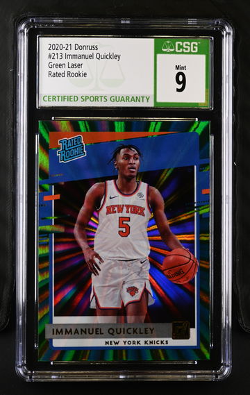 2020 IMMANUEL QUICKLEY GREEN LASER RATED ROOKIE