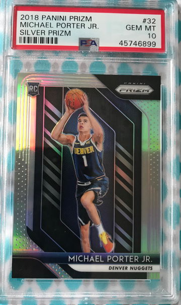 Michael Porter Jr Prizm Silver RC PSA 10