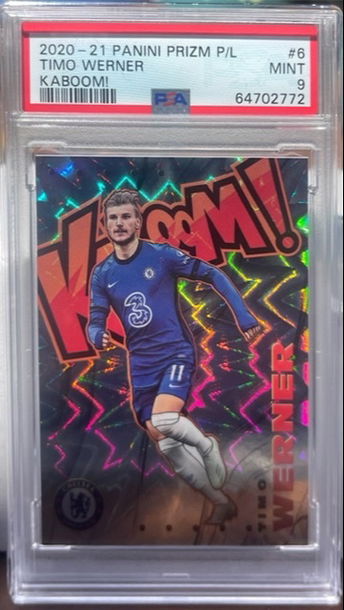2020-21 Panini Prizm P/L Timo Werner Kaboom! #6