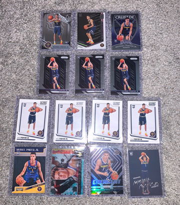 14 ROOKIE CARD LOT OF MICHAEL PORTER JR MPJ PRIZM 