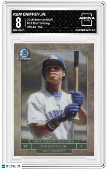 2016 Bowman Draft Ken Griffey Jr #MLBD-KGJ MLB Draft History Arena Club 8