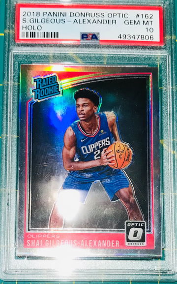 Shai Gilgeous-Alexander Optic Holo #162 PSA 10
