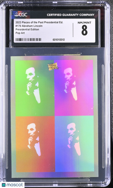 2023 Pieces of the Past Abraham Lincoln #170 Presidential Edition Pop Art CGC 8
