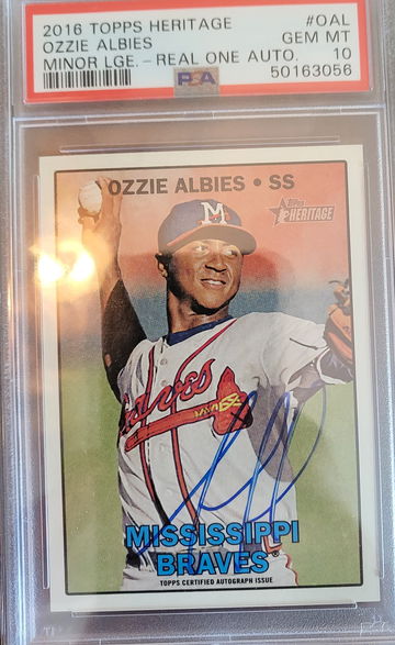 Ozzie albies minor league auto