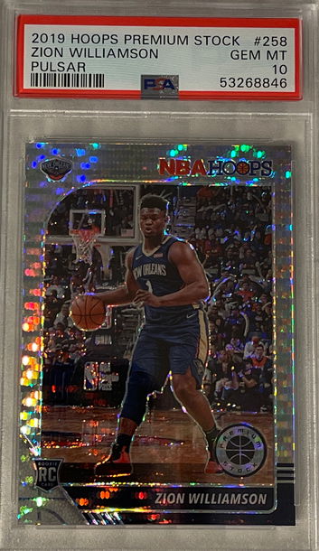 2019 Hoops Premium Stock Zion Williamson Pulsar PSA 10! 🔥