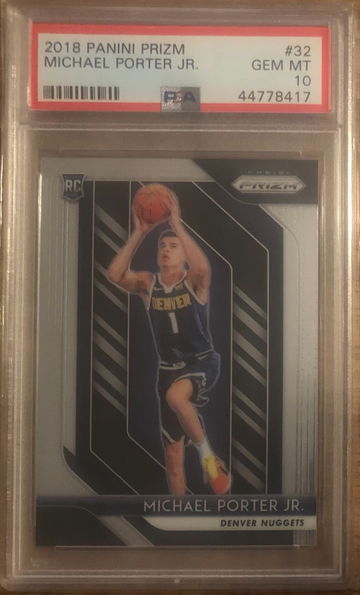 Michael Porter Jr. 2018 Prizm RC PSA 10
