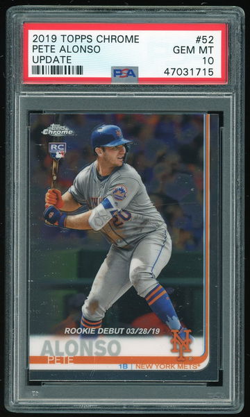 2019 Topps Chrome Pete Alonso