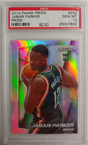 2014 Prizm Jabari Parker silver PSA 10