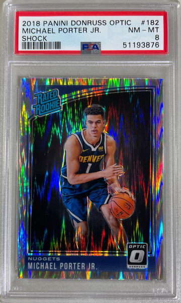2018 Panini Donruss Optic Michael Porter Jr. #182 PSA 8