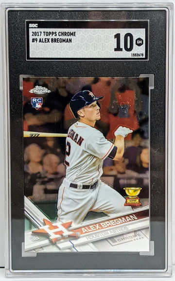 2017 Topps Chrome Alex Bregman SGC 10