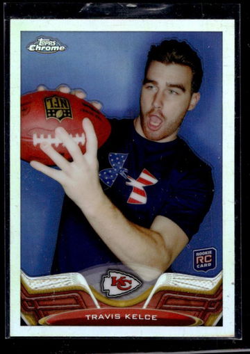 2013 Topps Chrome #118 Travis Kelce Refractor Rookie Kansas City Chiefs