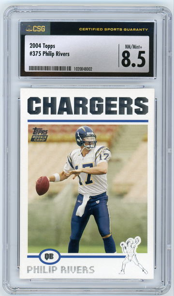 PHILIP RIVERS 2004 Topps Rc #375 CSG 8.5