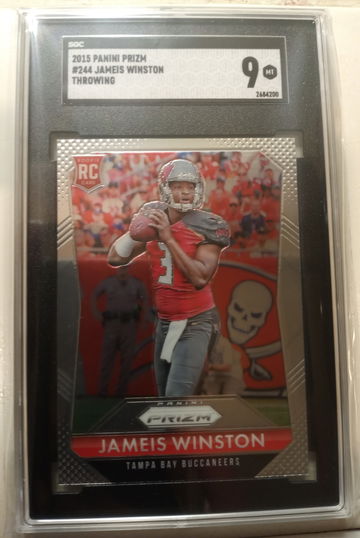 2015 Prizm James Winston Throwing RC SGC 9