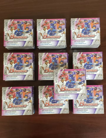 2020 Bowman mega box sealed lot of 10