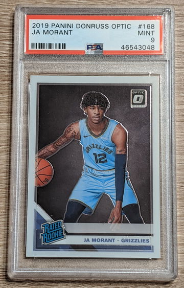 Ja Morant 2019 Optic #168 PSA 9