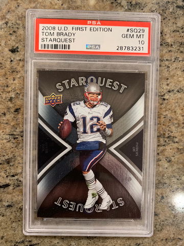 2008 Tom Brady Upper Deck Starquest PSA 10 POP 8