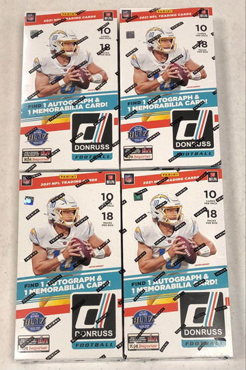 4X 2021 PANINI DONRUSS FOOTBALL HOBBY BOX - SUPPORT A LOCAL CARD SHOP!