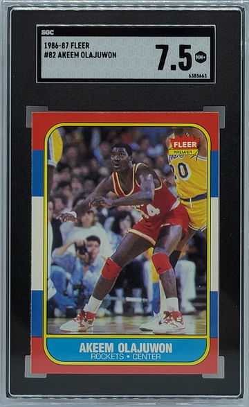 1986 Fleer Akeem Olajuwon