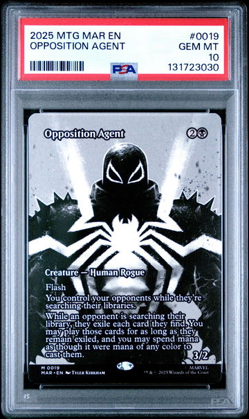 2025 Magic the Gathering Marvel's Spider-Man: Source Material Opposition Agent #0019 PSA 10