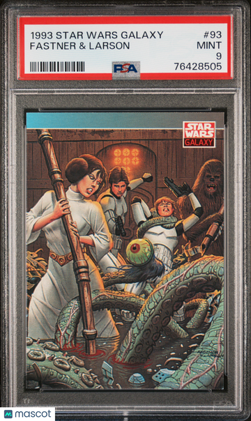 1993 Star Wars Galaxy Fastner & Larson #93 PSA 9
