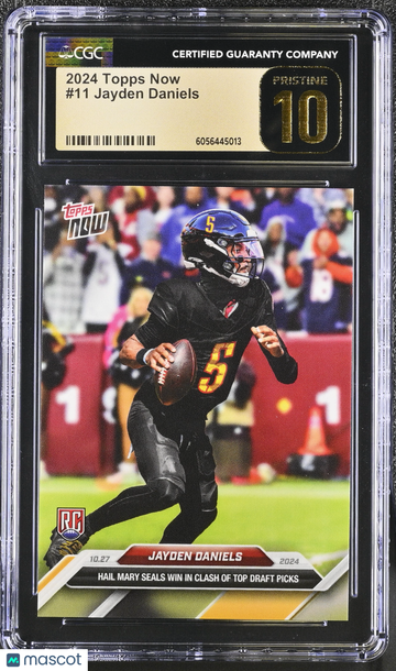 2024 Topps Now Jayden Daniels #11 CGC 10