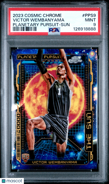 2023 Topps Cosmic Chrome Planetary Pursuit Victor Wembanyama #PPS9 Sun PSA 9
