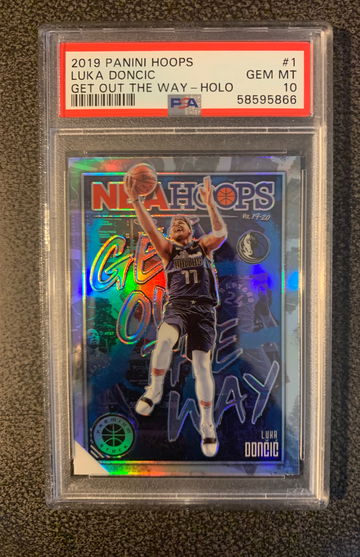 2019 Hoops Luka Doncic #1 Get out the way Holo PSA 10 Gem mint