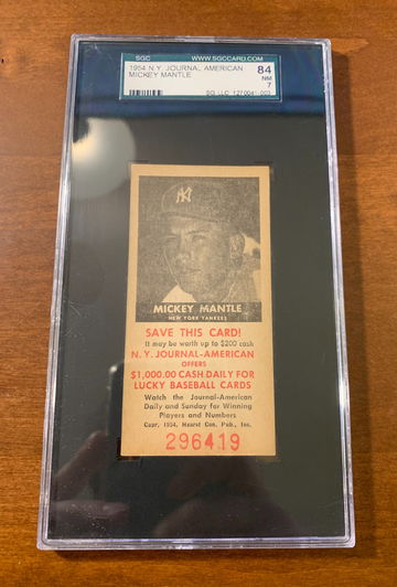 Mickey Mantle - 1954 N.Y. Journal American