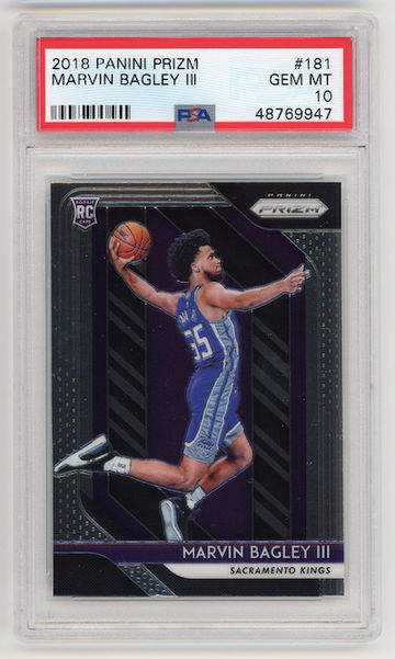 Marvin Bagley III 2018 Prizm PSA 10 Rookie