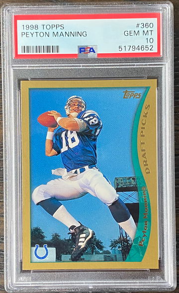 1998 Topps Peyton Manning #360 psa 10