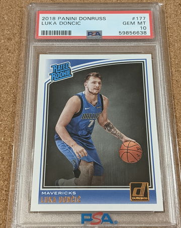 2018-19 Donruss 🏀 Luka Doncic Rated Rookie PSA 10 Gem 💎 Dallas Mavericks RC 🔥