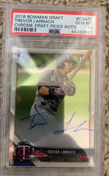 2018 bowman Trevor larnach 