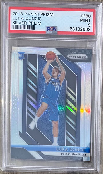 2018 Prizm Silver Luka Doncic #280 PSA 9