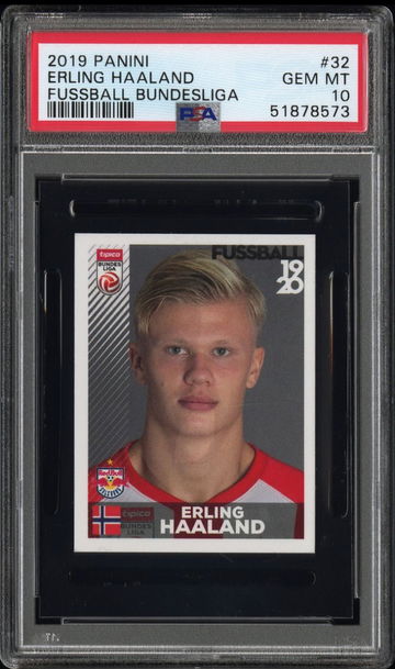 2019 Panini Fussball Erling Haaland #32 RC sticker