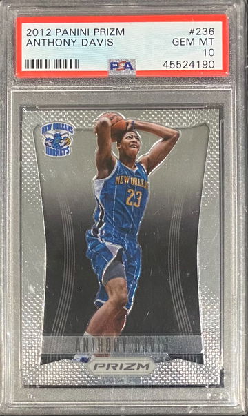 2012 Prizm Anthony Davis Rookie PSA 10