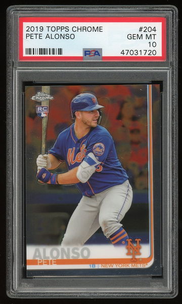 2019 Topps Chrome Pete Alonso