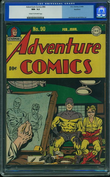 ADVENTURE COMICS #90, CGC 9.2 NM-