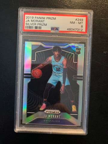 Ja Morant 2019 Prizm Silver psa 8