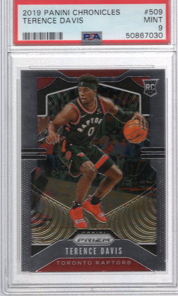 2019 Prizm Chronicles Terence Davis PSA 9