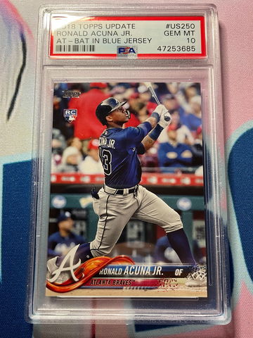 2018 Toops Update Ronald Acuna PSA 10