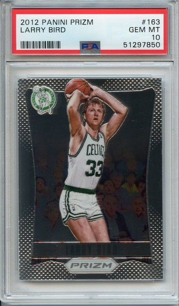 Larry Bird 2012 Panini Prizm #163 PSA 10 Celtics (850)
