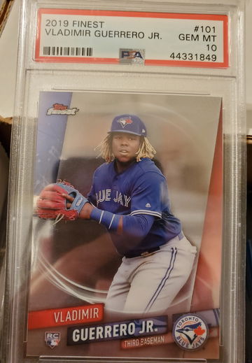 2019 Topps Finest Vladimir Guerrero Jr. SP #101 PSA 10