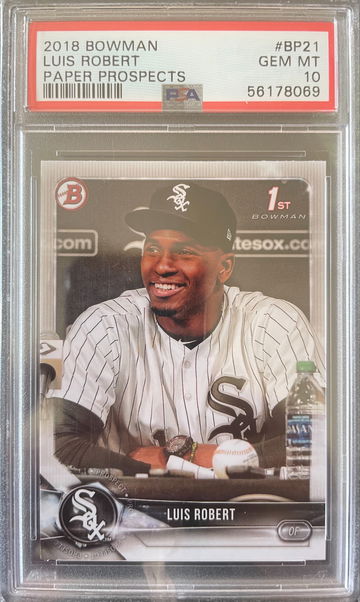 2018 Bowman 1st Luis Robert #21 Paper Prospects PSA 10 