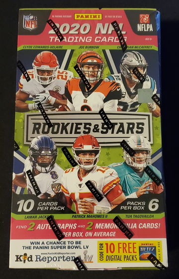 2020 PANINI ROOKIES & STARS FOOTBALL HOBBY BOX