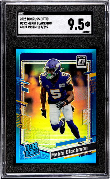 2023 Donruss Optic #272 Mekhi Blackmon Aqua Prizm /299 SGC 9.5