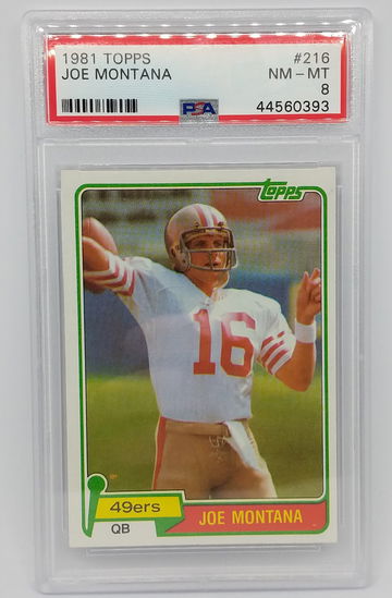 Joe Montana 1981 Topps #216