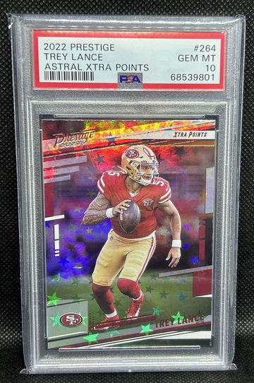 2022 Panini Prestige Trey Lance Astral Xtra Points 264 PSA 10