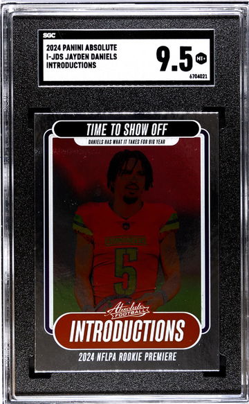 2024 Panini Absolute #I-JDS Jayden Daniels Introductions SGC 9.5