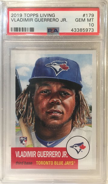 2019 Topps Living Vladimir Guerrero Jr #179 Rookie RC PSA 10 Blue Jays
